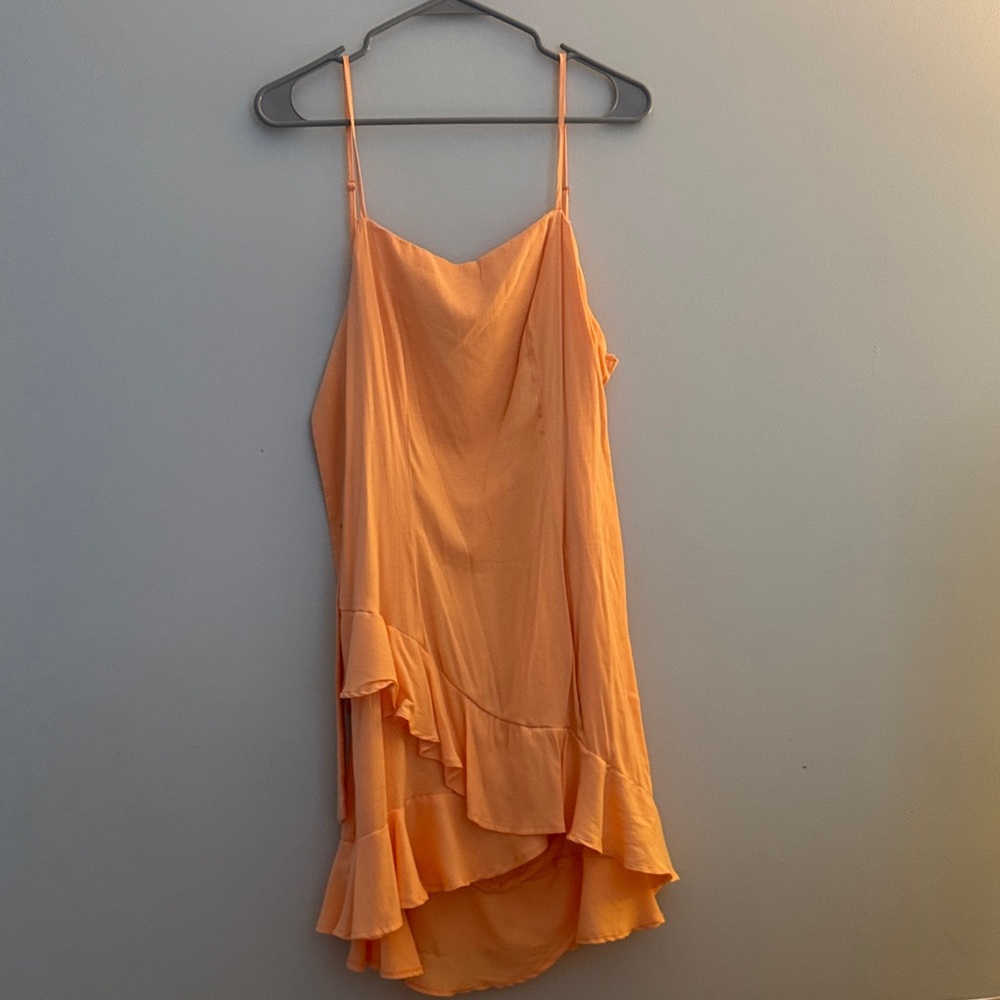 Francesca’s Orange Dress